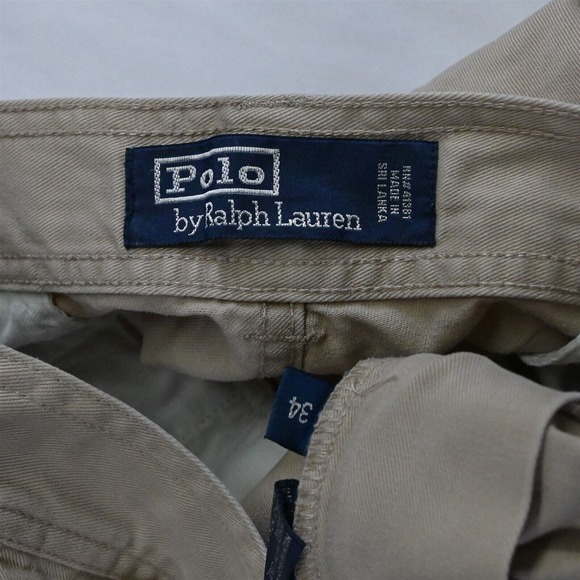 Polo Ralph Lauren‎ 34 x 10" Khaki Cargo Shorts - Picture 3 of 5